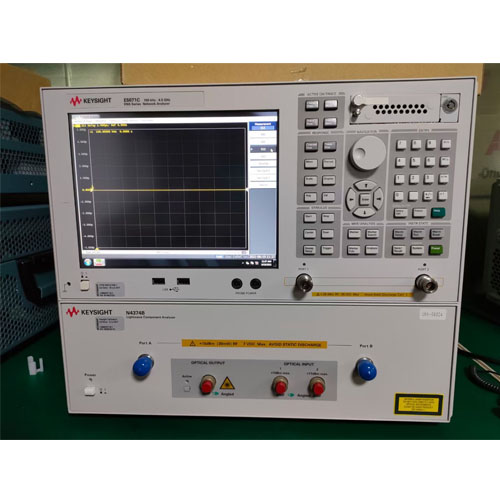 是德Keysight E5071C网络分析仪+N4374B单模光波元器件分析仪